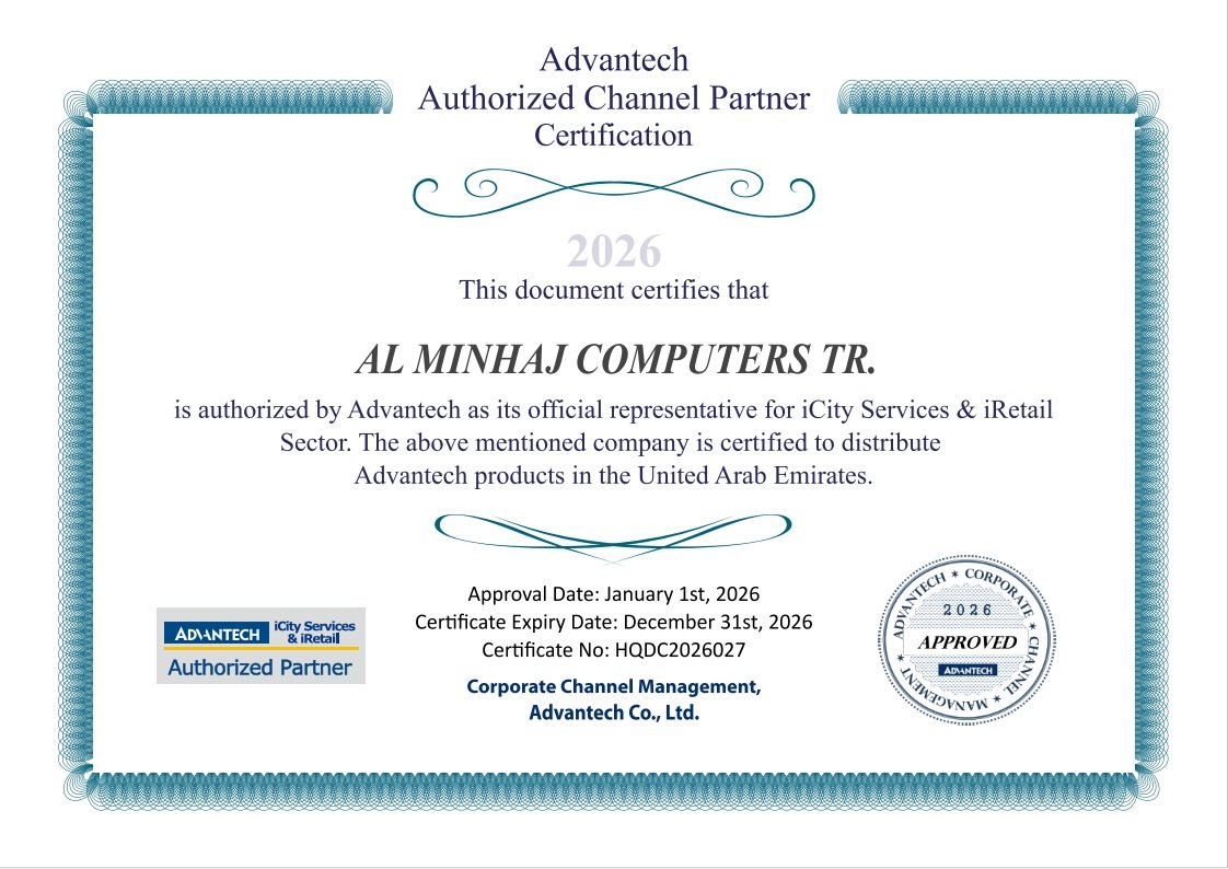Advantech Partner Certificate